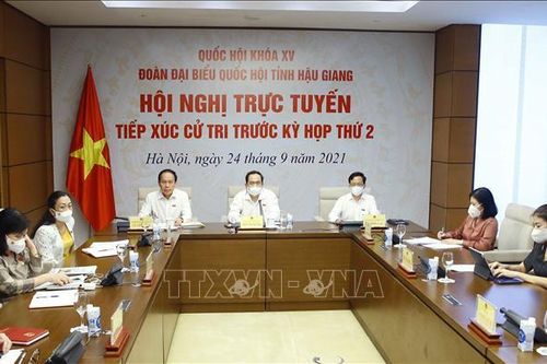 Phó Chủ tịch Thường trực Quốc hội tiếp xúc cử tri Hậu Giang