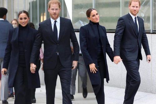 Meghan Makle 'thời trang phang thời tiết' khi tái xuất công chúng sau sinh con gái