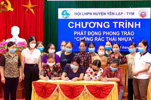 Phát động phong trào 'Chống rác thải nhựa' tại Yên Lập