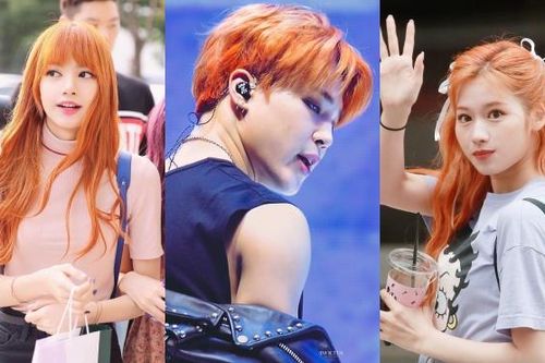 BTS, Blackpink, Twice nổi bật với mái tóc lạ, không thể bỏ qua màu cam