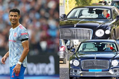 Lý do Cristiano Ronaldo 'cưỡi' Bentley Flying Spur bị fan thắc mắc?