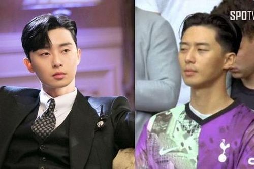 Tưởng bận đi quay 'Captain Marvel 2' nhưng sao Park Seo Joon lại ngồi xem bóng đá ở Anh?