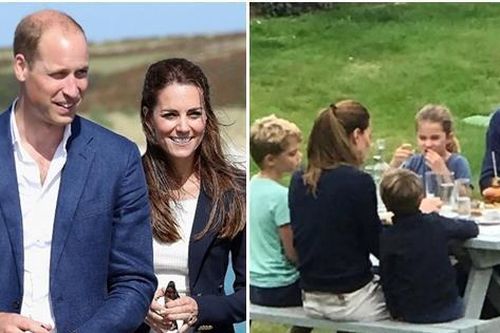 Ai cũng bất ngờ khi gặp William - Kate cho các con đi ăn, trái ngược với Harry - Meghan