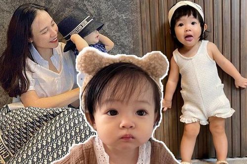 Chập chững biết đi, ái nữ nhà Cường Đô La đã diện đồ tạo dáng cực chuyên nghiệp