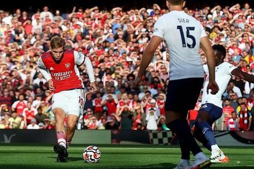 Arsenal - Tottenham 3-1: Smith Rowe, Aubameyang và Saka nổi lửa ở Emirates