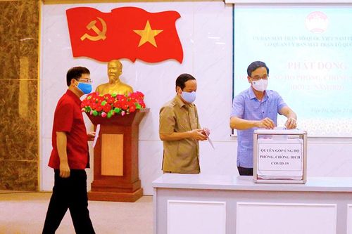 Ủy ban MTTQ tỉnh tiếp tục phát động tham gia ủng hộ phòng chống dịch COVID-19
