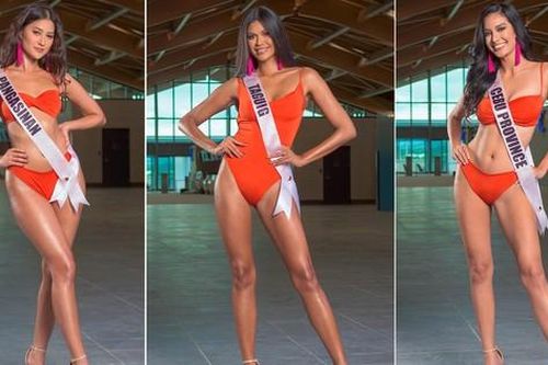 Thí sinh Hoa hậu Hoàn vũ Philippines 2021 khoe dáng với bikini trong đêm bán kết