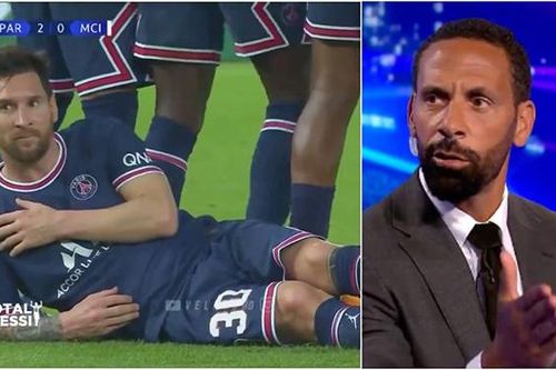 Sốc với tình huống Messi nằm làm hàng rào