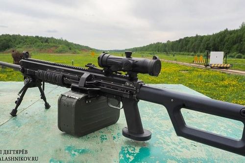 đặc nhiệm Nga lại dùng súng máy bắn đạn chuẩn NATO?