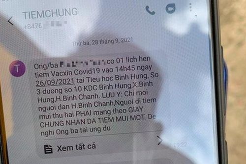 Phát hiện 11 người giả tạo tin nhắn để được tiêm vaccine ngừa COVID-19