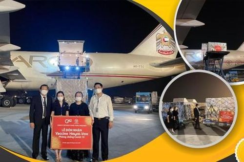 Hayat-Vax, vắc xin phòng Covid-19 sản xuất tại UAE về sân bay Nội Bài