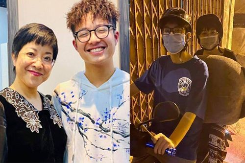 MC Thảo Vân bất ngờ làm thêm công việc 'shipper', dẫn con trai đi 'tán gái' giữa khuya