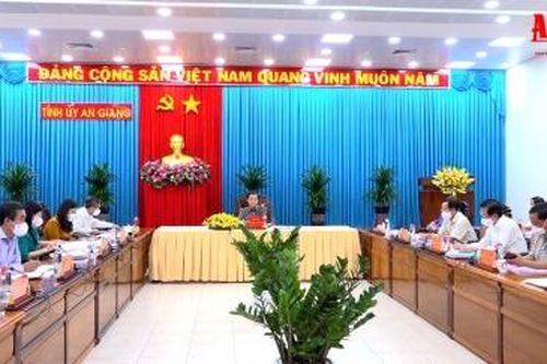 Hội nghị Ban Thường vụ Tỉnh ủy An Giang cho ý kiến một số nội dung quan trọng
