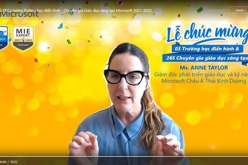 Trường Sky-line đạt chứng nhận 'Trường học điển hình Microsoft'