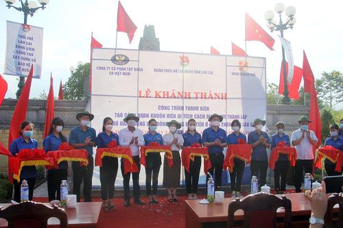 Khánh thành công trình thanh niên chào mừng 30 năm tái lập tỉnh