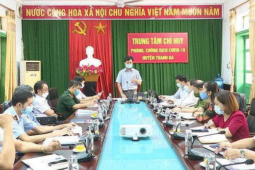 Thanh Ba triển khai các biện pháp cấp bách phòng, chống dịch COVID-19