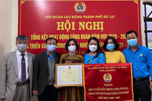 Tổng kết hoạt động Công đoàn cơ sở trường học năm học 2020-2021