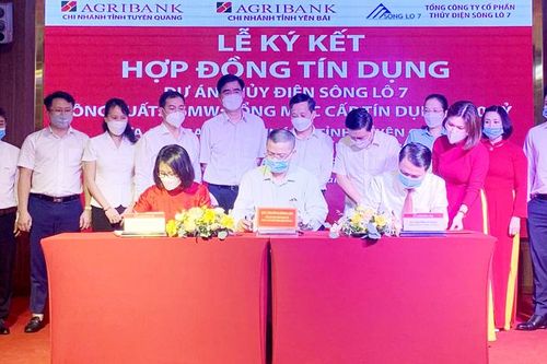 Ký kết hợp đồng tín dụng thực hiện Dự án thủy điện Sông Lô 7