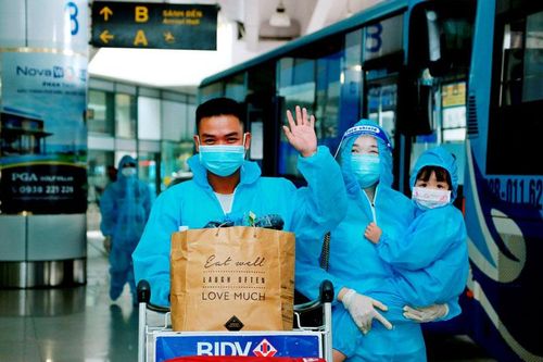 Vĩnh Phúc đón 181 công dân từ các tỉnh phía nam về địa phương