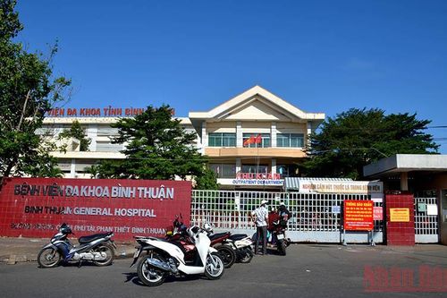 Phong tỏa Khoa Ngoại Tổng quát Bệnh viện đa khoa Bình Thuận