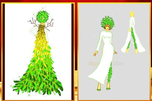 Thiết kế trang phục cho đại diện Việt Nam dự thi Miss Eco tại Ai Cập