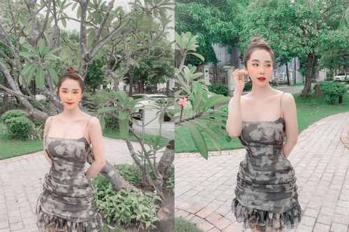 'Cá sấu chúa' Quỳnh Nga thả dáng quyến rũ trong váy hai dây mong manh