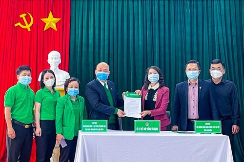 Mai Linh Lâm Đồng nhận giải ngân cho vay vốn trả lương ngừng việc