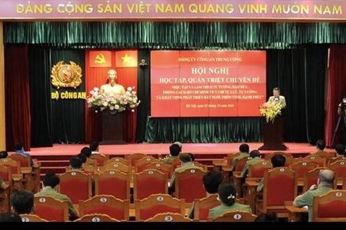 Bộ Công an tổ chức học tập và làm theo tư tưởng, đạo đức, phong cách Hồ Chí Minh
