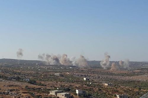 Lực lượng Nga và Syria bắt đầu dội hỏa lực quy mô lớn vào Idlib