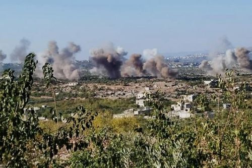 Hàng trăm cuộc không kích dội vào Idlib, Syria trong vài giờ