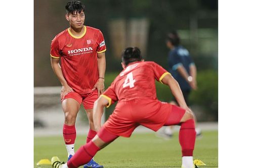 Văn Thanh trở lại tập luyện