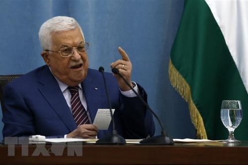 Tổng thống Abbas thảo luận tiến trình hòa bình với phái đoàn Israel
