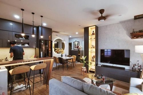 Bản giao hưởng của hai phong cách thiết kế trong căn hộ 69m2 ở Hà Nội