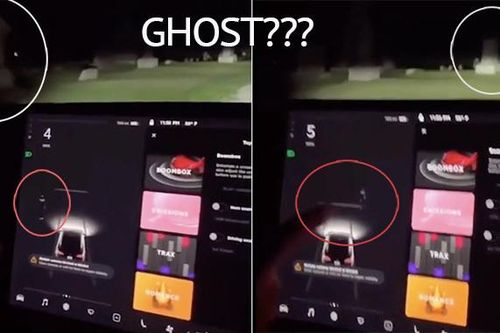 Cảm biến của xe Tesla 'nhìn thấy' ma?