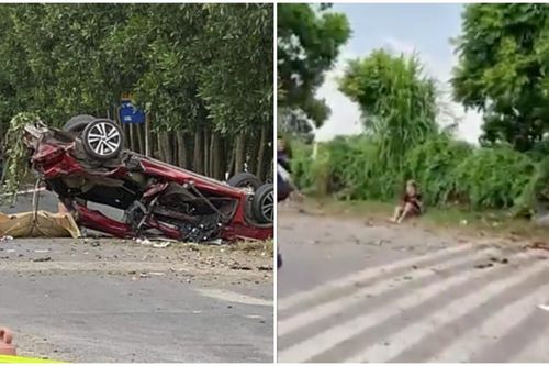 Vụ tai nạn khiến Youtuber Nam Ok và 2 người tử vong, một thanh niên mếu máo cầu cứu: 'Cứu bạn cháu với'