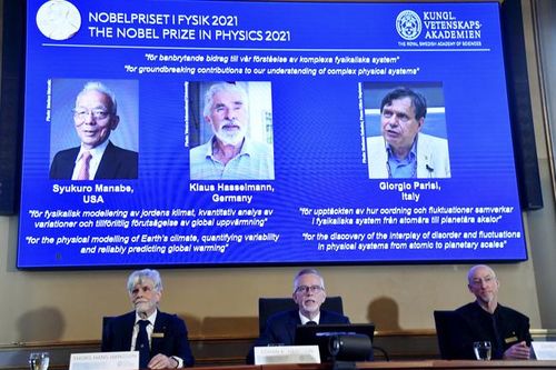 Ba nhà khoa học Mỹ, Đức, Italia chia giải Nobel Vật lý