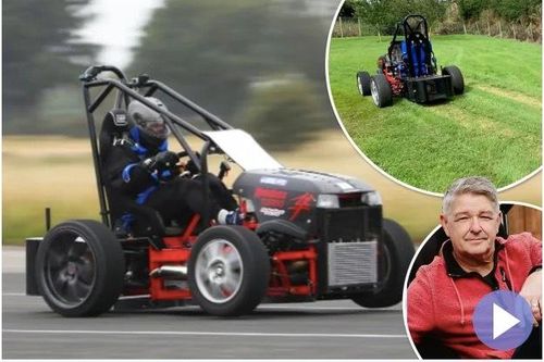 Máy cắt cỏ đạt kỷ lục thế giới với tốc độ 'khủng khiếp' 230 km/h