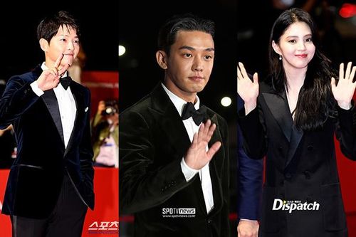 LHP Busan 2021: Song Joong Ki chạm mặt 'bạn thân cũ' sau khi ly hôn Song Hye Kyo