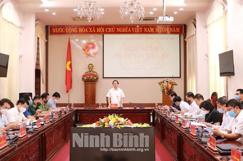 Hội nghị UBND tỉnh phiên thường kỳ