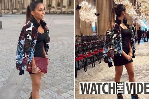 Vợ Messi khoe đồ hiệu đắt đỏ tại Tuần lễ thời trang Paris