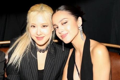 Olivia Rodrigo 'choáng' khi được ngồi cạnh 'thiên thần' Rose Blackpink