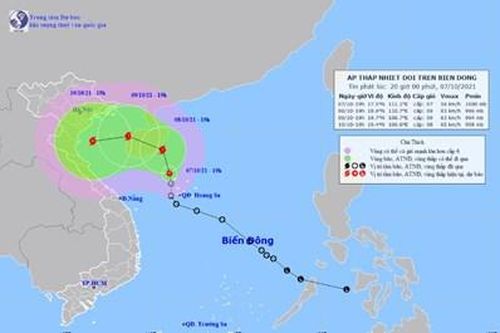 Áp thấp nhiệt đới có khả năng mạnh lên thành bão