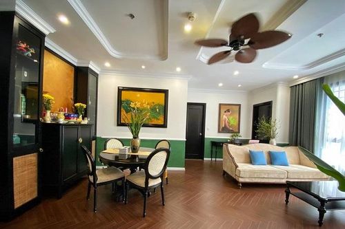 Cảm xúc mùa thu xưa trong căn hộ phong cách Indochine ở Hà Nội