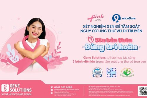 Cơ hội tầm soát ung thư vú miễn phí từ Gene Solutions