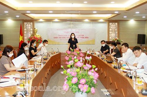 Hội nghị tham gia ý kiến đối với Dự thảo Luật Thi đua, khen thưởng (sửa đổi)