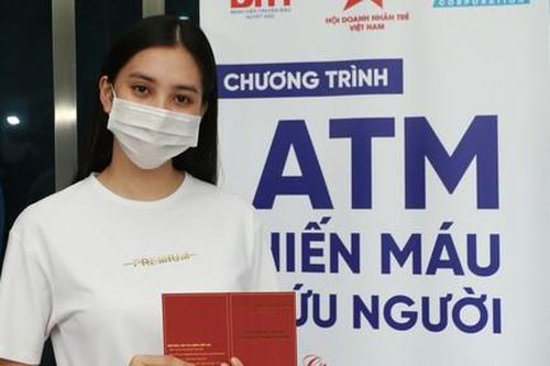 Hoa hậu, á hậu tham gia 'ATM hiến máu cứu người'