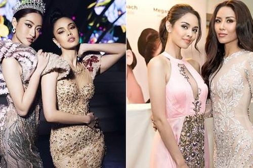 Những lần hoa hậu, á hậu Việt đọ sắc với các nàng hậu đình đám thế giới