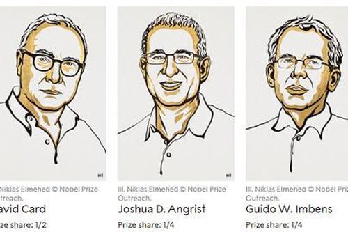Ba nhà kinh tế Mỹ đoạt giải Nobel Kinh tế 2021