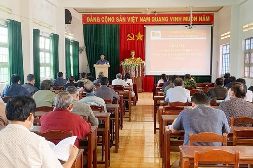 Đak Đoa: 60 cán bộ Mặt trận cơ sở tham gia lớp bồi dưỡng nghiệp vụ