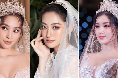 Dàn hoa hậu, á hậu Việt đẹp 'một chín một mười' khi hóa thân thành cô dâu trên sàn catwalk